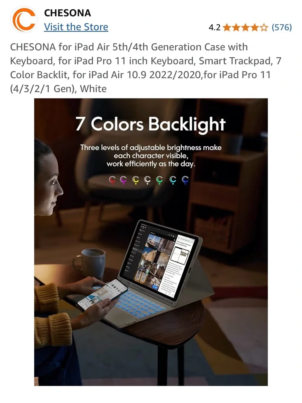 iPad Keyboard with Touchpad